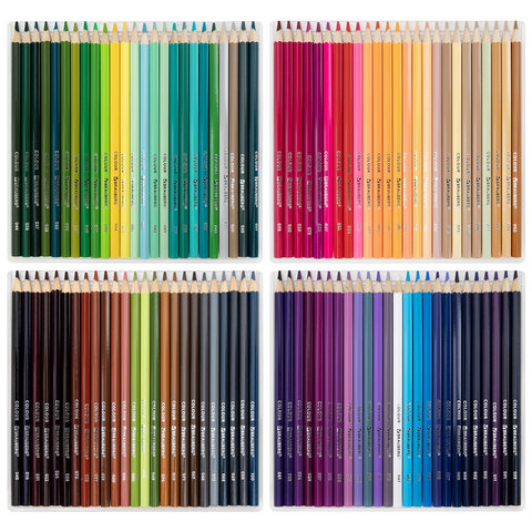 Карандаши цветные супермягкие яркие BRAUBERG MAX, 100 цветов, шестигранные, грифель 3,3 мм, натуральное дерево, 181862