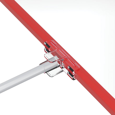 Держатель рамки POS, Т-образный, для сборки напольной стойки, для трубок диаметром 9 мм, 290265