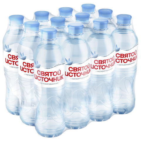 Вода негазированная питьевая СВЯТОЙ ИСТОЧНИК 0,5 л