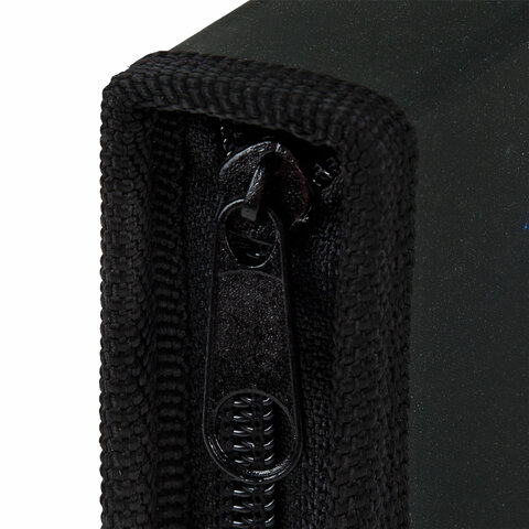 Пенал ЮНЛАНДИЯ, 1 отделение, картон с эффектом soft-touch, 19х11 см, "Space driver", 273494