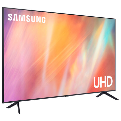 Телевизор SAMSUNG UE50AU7101, 50" (127 см), 3840x2160, 4K, 16:9, SmartTV, WiFi, Bluetooth, черный, 3219218