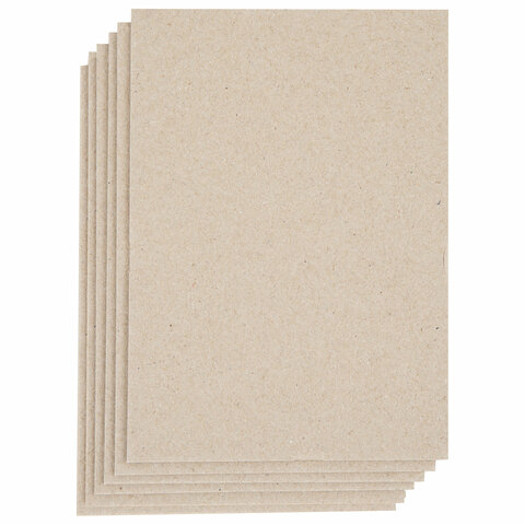 Картон переплетный, толщина 1,5 мм, А6 (105х148 мм), КОМПЛЕКТ 20 шт., BRAUBERG ART, 665561