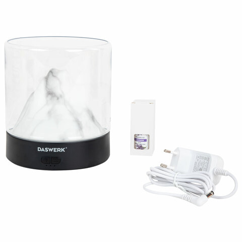 Увлажнитель воздуха аромадиффузор, подсветка и таймер, 300 мл, Аромамасло в ПОДАРОК, DASWERK (ДАСВЕРК), 456847