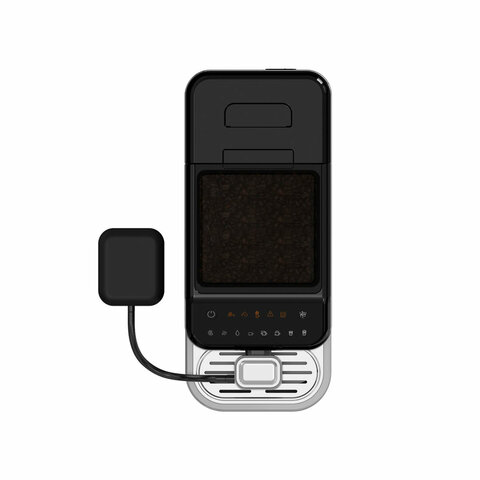 Кофемашина BQ (БИ-КЬЮ) CM6000, 1350 Вт, объем 1,5 л, автокапучинатор, серебристая, 86199065