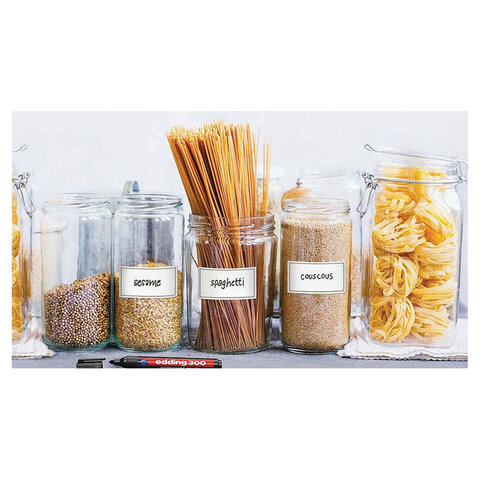 Маркеры перманентные EDDING 300 НАБОР 4 шт., АССОРТИ, круглый наконечник, 1,5-3 мм, E-300/4S