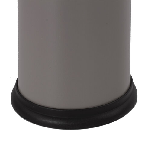 Ершик для унитаза с подставкой, металл, серый, матовый, LAIMA, 604961