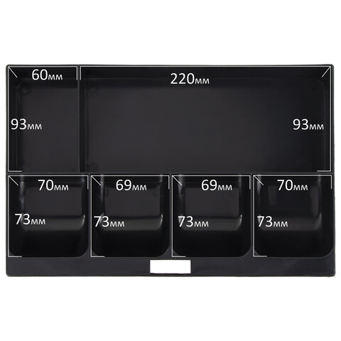 Ящик для денег, ценностей, документов, печатей, 80х195х290 мм, кодовый замок, темно-серый, BRAUBERG, 290457