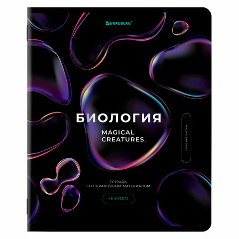 Тетради предметные, КОМПЛЕКТ 12 ПРЕДМЕТОВ, 48 л., глянцевый УФ-лак, BRAUBERG, "MAGICAL", 404610