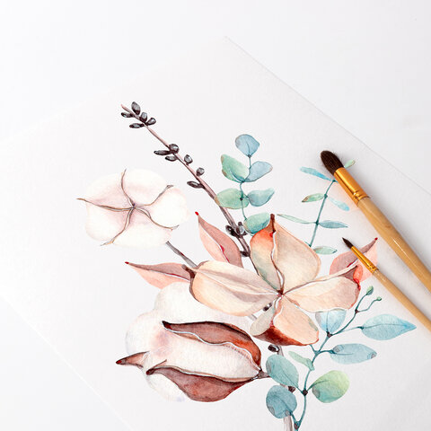 Альбом для акварели, бумага 160 г/м, 147х207 мм, 30 л., склейка, BRAUBERG ART CLASSIC, 105925