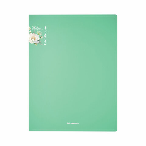 Папка на 2 кольцах ERICH KRAUSE "Matt Pastel Bloom", 24 мм, до 150 л., ассорти, 0,6 мм, 61184