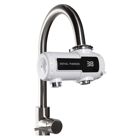Водонагреватель проточный электрический ROYAL THERMO UniTap Mini, 3,3 кВт, 1,48 л/мин, насадка, НС-1588908