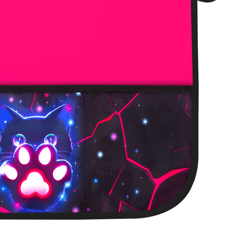 Фартук с нарукавниками для уроков труда BRAUBERG, 3 кармана, 46x54 см, "Pink lava", 273641