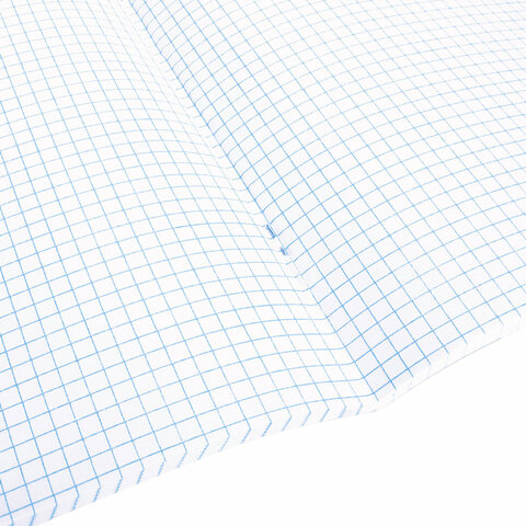 Тетрадь А5, 48 л., BRAUBERG, скоба, клетка, SoftTouch, "Ритм", (микс в спайке), 405331