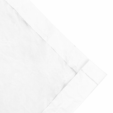 Дождевик-плащ белый на кнопках, EVA, многоразовый прочный, чехол в комплекте, универсальный размер, SHAMAANI (ШАМААНИ), 610935