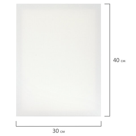 Холсты на подрамнике BRAUBERG ART DEBUT, НАБОР 3 шт., 280 г/м2, грунт, 100% хлопок, мелкое зерно, 191649