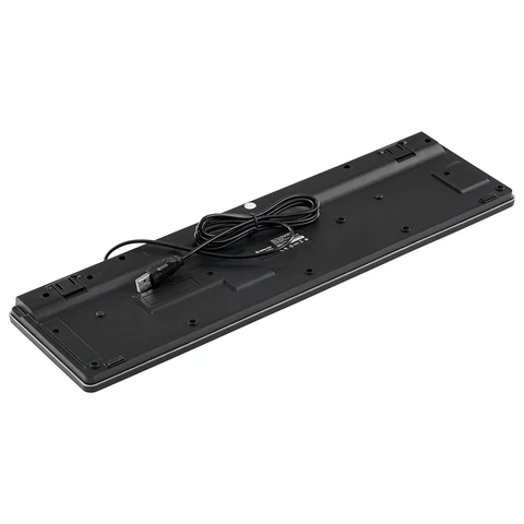Клавиатура проводная игровая DEFENDER OZOTH GK-106, USB, 104 клавиши, с подсветкой, черная, 45106