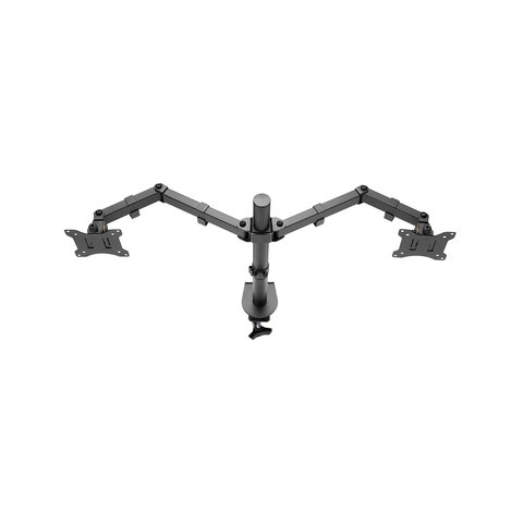 Кронштейн для двух мониторов настольный VESA 75х75, 100х100, 17"-32", до 16 кг, SONNEN STATIC, 455943