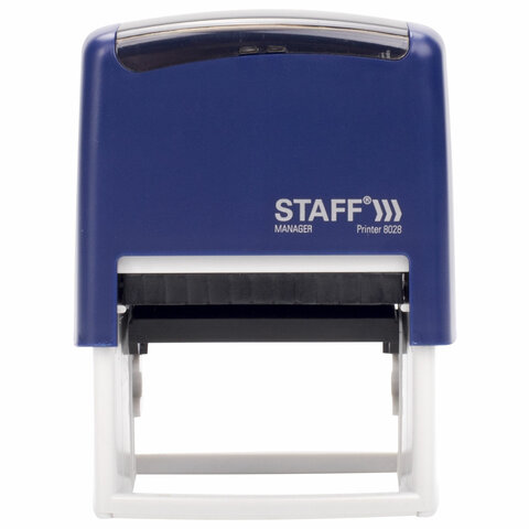 Штамп самонаборный 7-строчный STAFF, оттиск 60х35 мм, "Printer 8028", КАССЫ В КОМПЛЕКТЕ, 237429