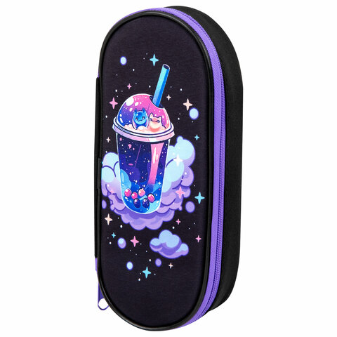 Пенал-футляр BRAUBERG, 1 отделение, органайзер, полиэстер, 22x9х5 см, "Spaceshake", 273565