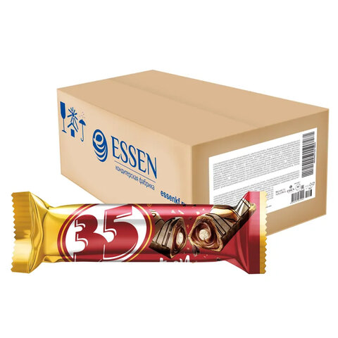Конфеты вафельные "35" со вкусом шоколада, гофрокороб 1,5 кг