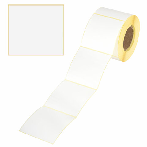 Этикетка ТермоЭко (58х60 мм), 500 этикеток в ролике, КОМПЛЕКТ 8 шт., светостойкость до 2 месяцев, 880963