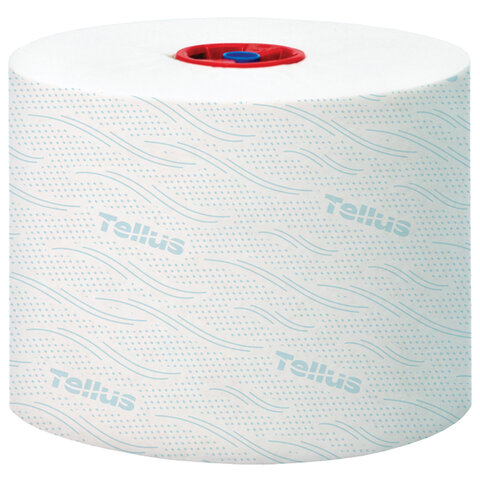 Бумага туалетная 100 м, Tellus/TORK (Система Т6) ADVANCED, КОМПЛЕКТ 27 рулонов, 2-слойная, белая, 127531