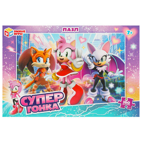 Пазл картонный для детей, лицензия АССОРТИ, УМНЫЕ ИГРЫ