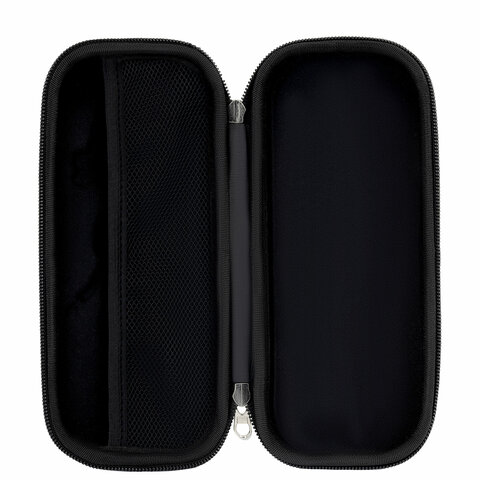 Пенал ЮНЛАНДИЯ, 1 отделение, карман, полиэстер/EVA, 22х10х5 см, "Outer space", 273192