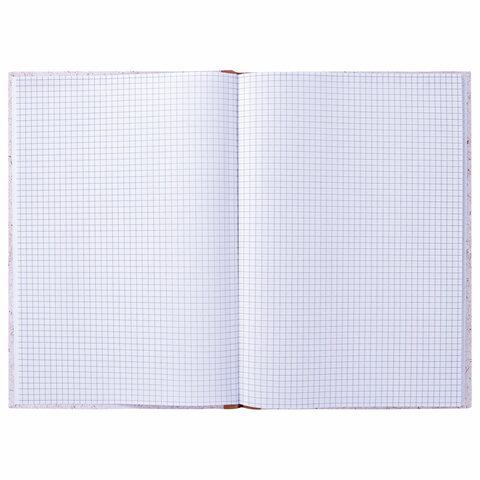 Книга учета 96 л., клетка, твердая, крафт, блок офсет, А4 200х290 мм, STAFF, 130215
