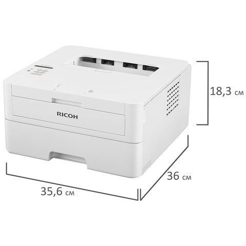Принтер лазерный RICOH SP 230DNw А4, 30 стр./мин., 15000 стр./мес., ДУПЛЕКС, Wi-Fi, сетевая карта, 408291