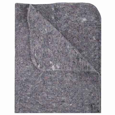 Тряпка для мытья пола 80х100 см, плотность 180 г/м2, серое ХПП, 80% хлопок, 20% полиэфир, "Эконом" LAIMA, 600836