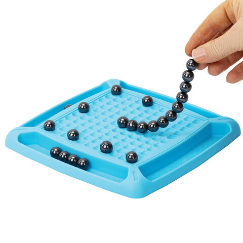 Игра настольная логическая "Магнитный бой", 24 магнита, доска 22х22 см, ЗОЛОТАЯ СКАЗКА, 665892