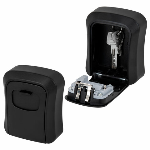 Сейф для ключей, 40x95x115 мм, кодовый замок, BRAUBERG, 291360