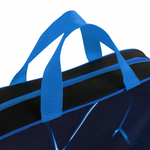 Папка на молнии с ручками BRAUBERG А4, 1 отделение, полиэстер, 80 мм, "Digital lava", 272182