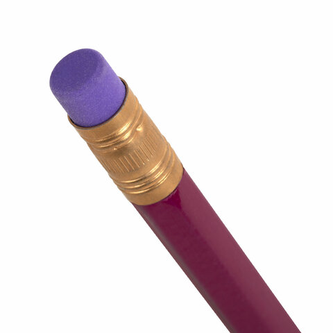 Карандаш чернографитный KOH-I-NOOR, 1 шт., "Astra", НВ, с ластиком, корпус ассорти, заточенный, 1380, 1380002017KSRU