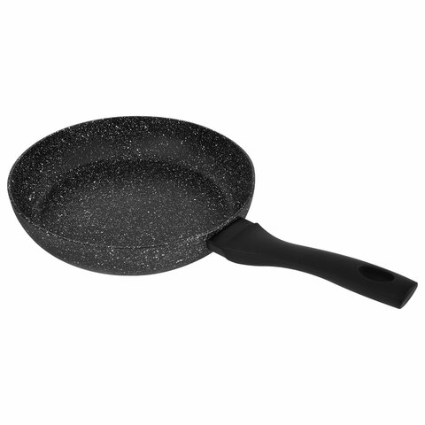 Сковорода 26 см, антипригарное покрытие, soft-touch ручка, SCOVO "Hi-Black", HB-004