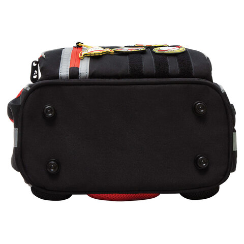 Ранец GRIZZLY анатомическая спинка, с мешком для обуви, для мальчиков, "ASTRONAUT", 33х25х13 см, RAm-385-6/1