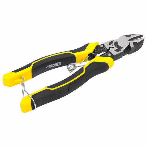 Бокорезы многофункциональные 10 в 1, 190 мм, CR-V – хромванадиевая сталь, ГРАНДМАСТЕР, SC-190, 671256