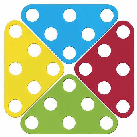 Конструктор с шуруповертом РАЗВИВАЮЩИЙ 247 деталей, BRAUBERG KIDS, 665204