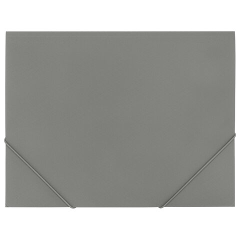 Папка на резинках А4 BRAUBERG PIXEL, серая, до 300 листов, 0,5 мм, 273041