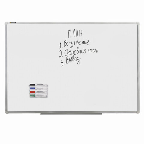 Держатель магнитный для 4 маркеров для доски (130х152 мм), BRAUBERG "Standard", 237092