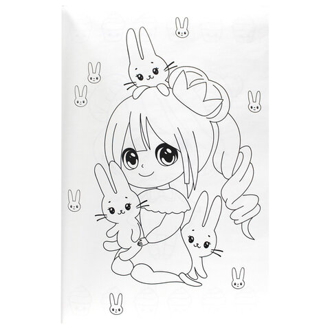 Раскраска "МАКСИ-РАСКРАСКА", АССОРТИ, 340х485 мм, 20 стр., внутренний блок 100 г/м2, ПП