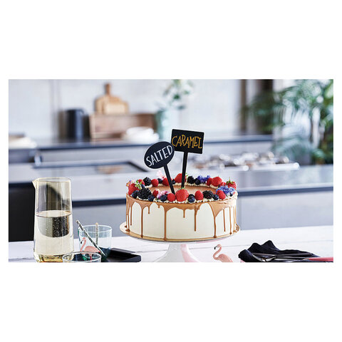 Маркер меловой EDDING 4085, 1-2 мм, БЕЛЫЙ, влагостираемый, для гладких поверхностей, Е-4085/49, E-4085/49