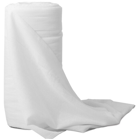 Полотно ВАФЕЛЬНОЕ, отбеленное, рулон 0,4х50 м, плотность 100 (±5) г/м2, в пакете, LAIMA, 607522