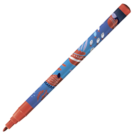 Фломастеры MAPED COLOR'PEPS "Ocean Life", 24 цвета, смываемые, вентилируемый колпачок, 845703