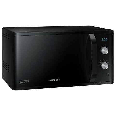 Микроволновая печь SAMSUNG MS23K3614AK/BW, объем 23 л, мощность 800 Вт, механическое управление