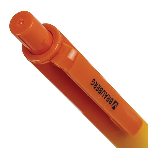 Ручки шариковые автоматические BRAUBERG "Grade", НАБОР 3 ШТУКИ, СИНИЕ, soft-touch, пишущий узел 0,7 мм, линия письма 0,35 мм, 144206