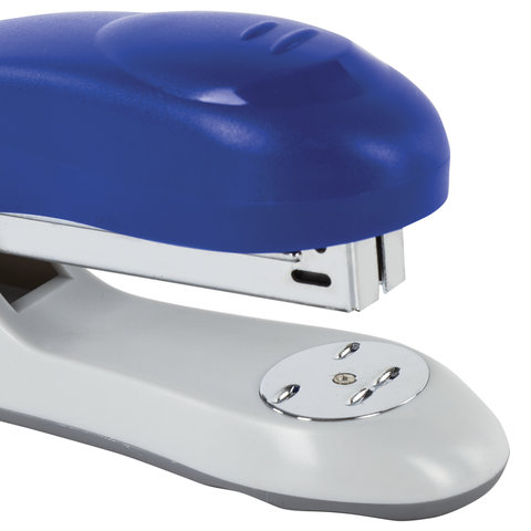 Степлер №24/6, 26/6 BRAUBERG "Original", до 25 листов, синий, 222534