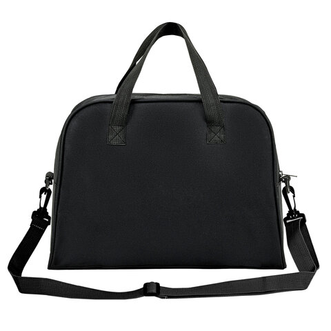 Сумка для занятий BRAUBERG KIDS с ручками, плечевой ремень, 35x25x15 см, "Зеленый мяч", 272377