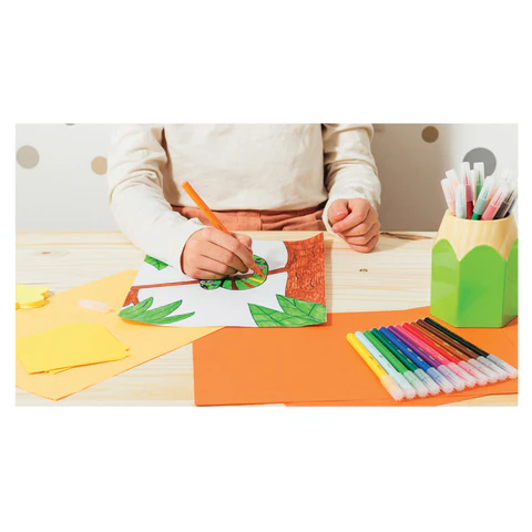 Фломастеры BIC "Kids Visa", 12 ЦВЕТОВ, суперсмываемые, вентилируемый колпачок, европодвес, 889695, 888695